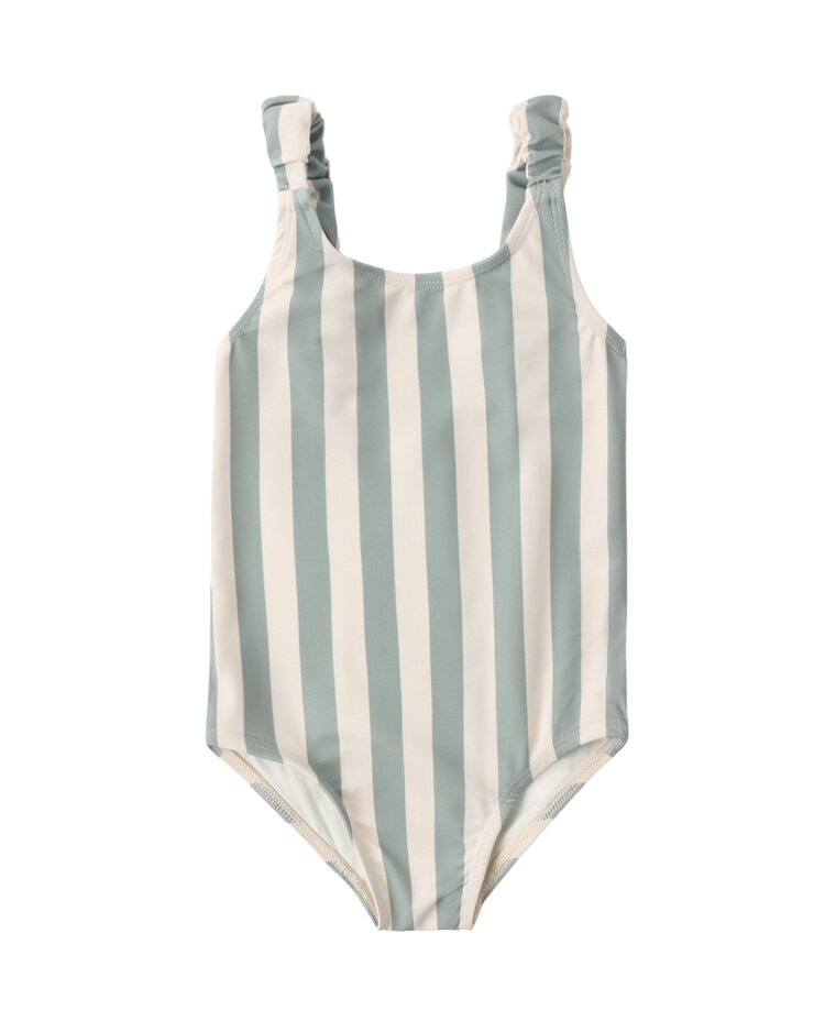 RYLEE AND CRU Scrunch Stripe One-Piece