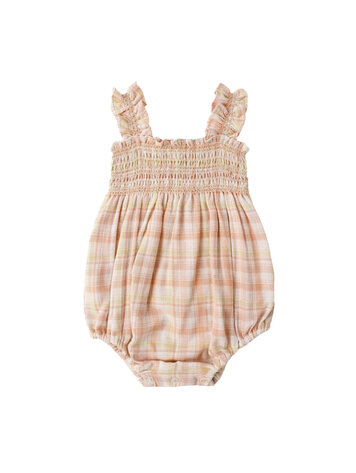 RYLEE AND CRU Julia Plaid Romper