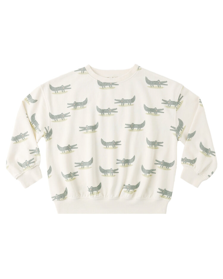 RYLEE AND CRU Alligators Baby Sweatshirt