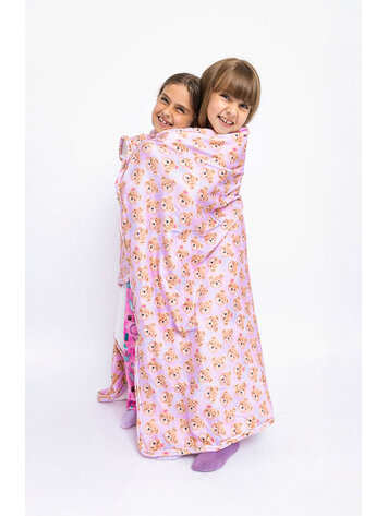 PREPPY GOOSE Plush Teddy Blanket - Lavender