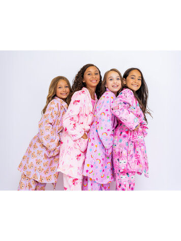 PREPPY GOOSE Plush Teddy Robe