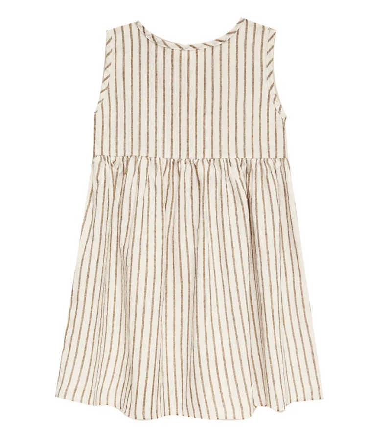 GO GENTLY NATION Sleeveless Stripe Prairie Dress