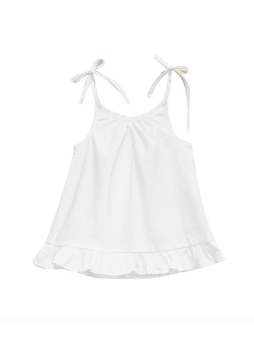 GO GENTLY NATION Woven Ruffle Top