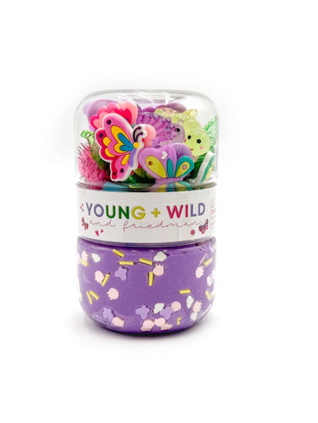 YOUNG + WILD AND FRIEDMAN Butterfly Grab & Go Dough Jar
