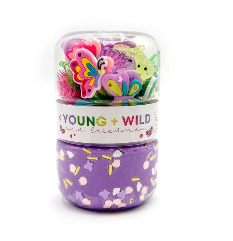 YOUNG + WILD AND FRIEDMAN Butterfly Grab & Go Dough Jar
