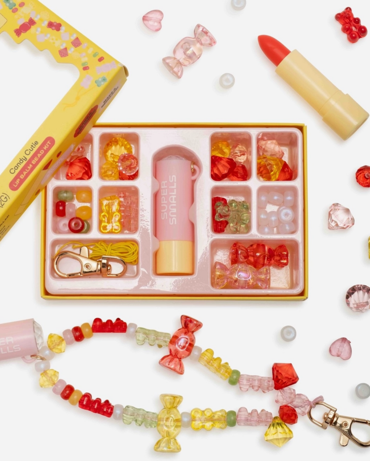 SUPER SMALLS Cutie Candy Lip Balm Bead Kit