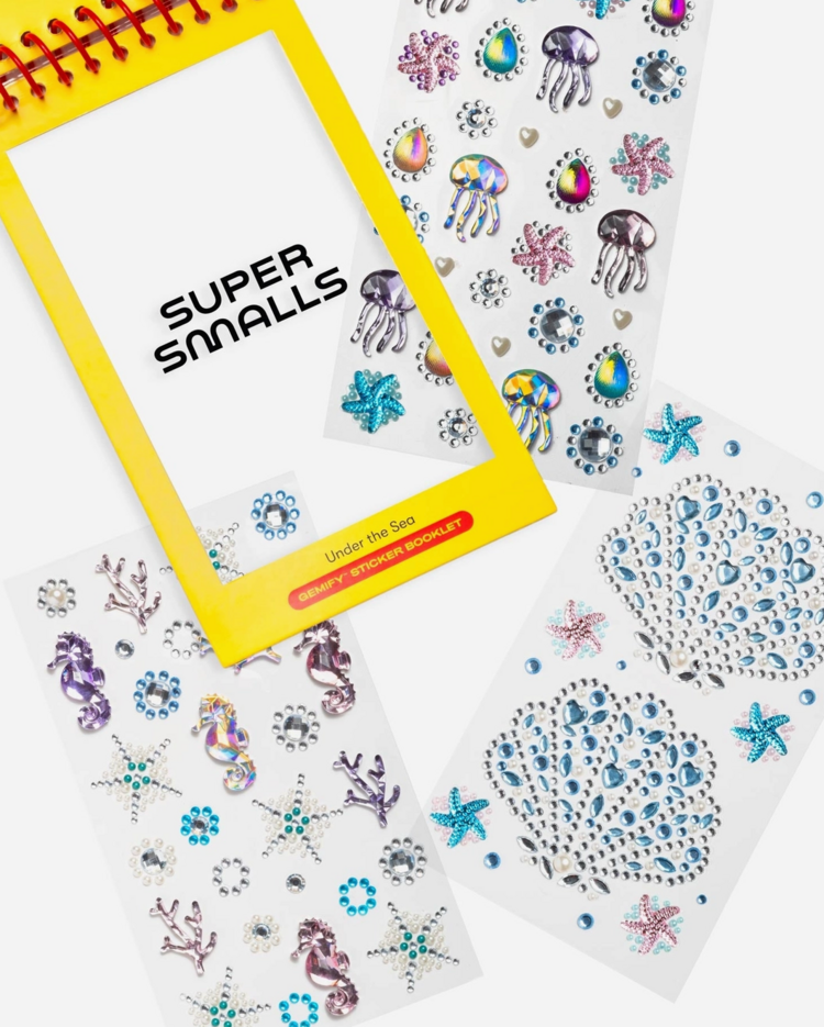 SUPER SMALLS Under The Sea Gemify Sticker Booklet