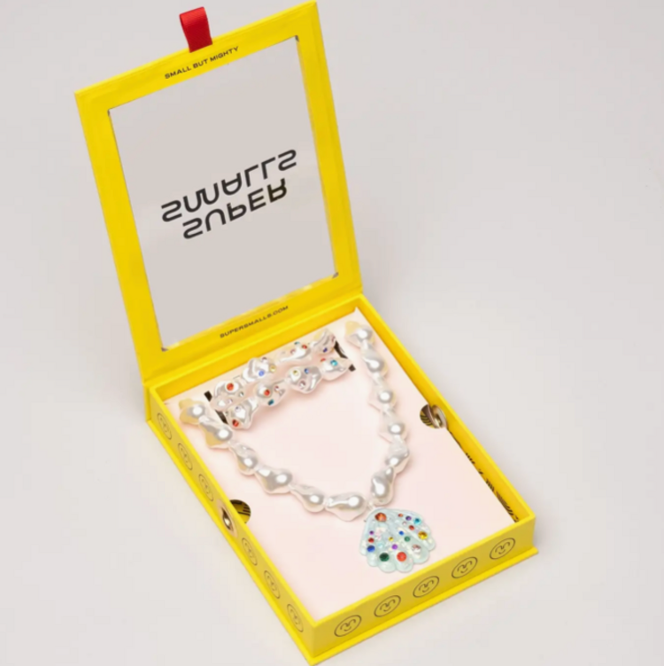 SUPER SMALLS Gem Seashell Waterproof Necklace