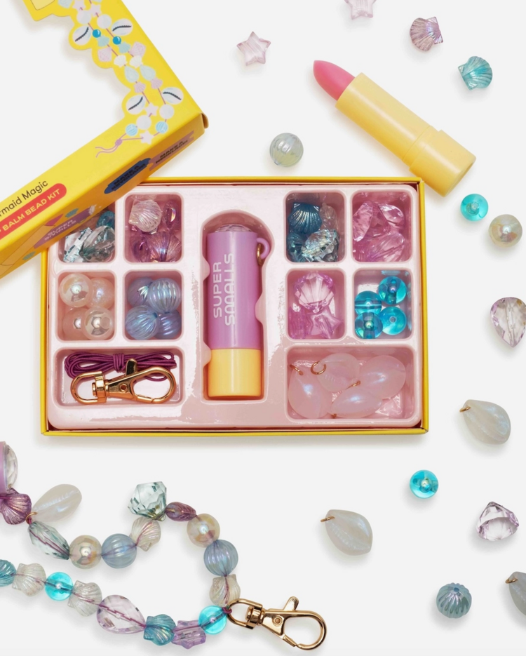 SUPER SMALLS Mermaid Magic Lip Balm Bead Kit