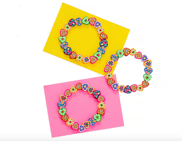 Polymer Clay Heart Bracelet