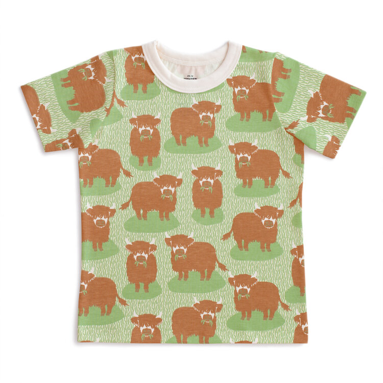 WINTER WATER FACTORY Highland Cows Baby Tee