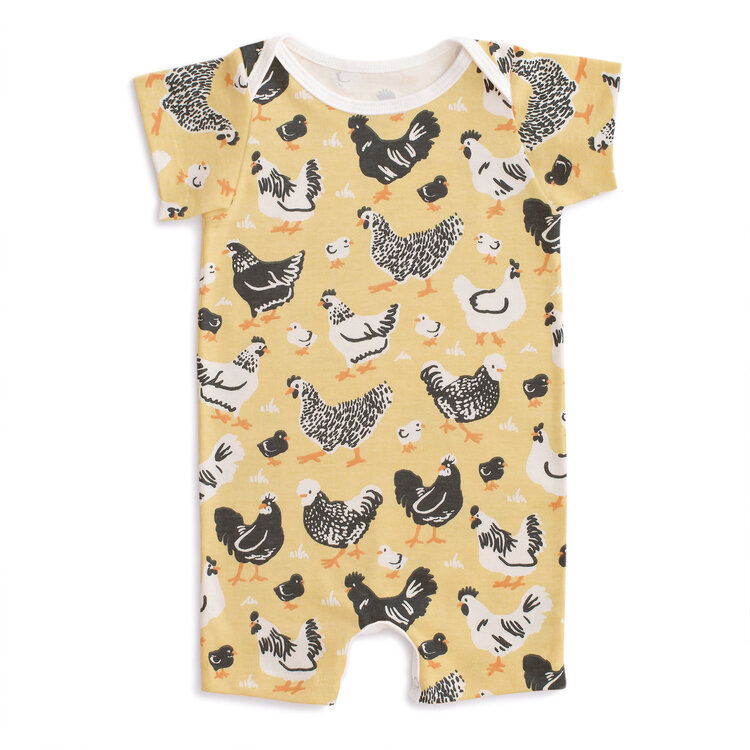WINTER WATER FACTORY Chicken Family Romper