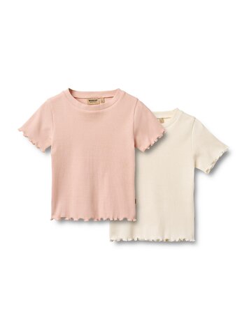 WHEAT Alicia Rib T-Shirt 2 Pack