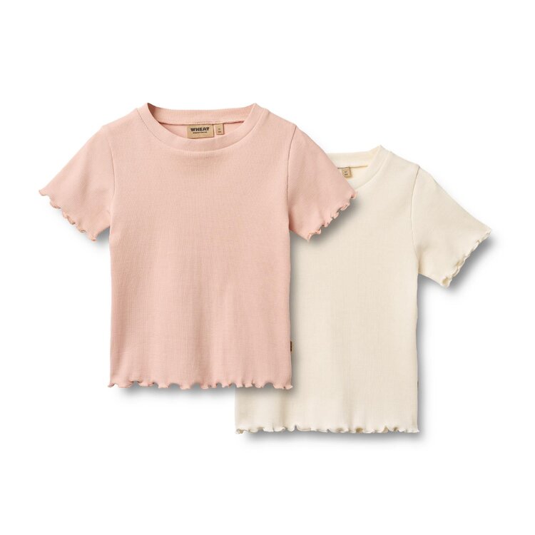 WHEAT Alicia Rib T-Shirt 2 Pack