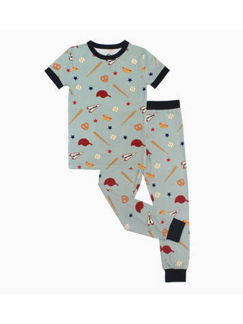 EMERSON AND FRIENDS Baseball Bamboo Pajama Set