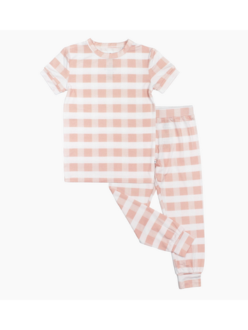 EMERSON AND FRIENDS Gingham Bamboo Pajama Set