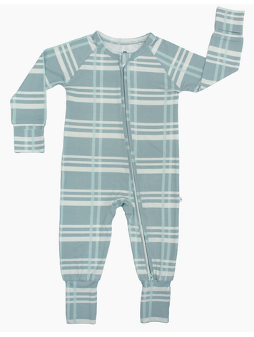 EMERSON AND FRIENDS Plaid Bamboo Romper