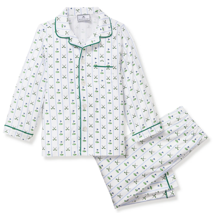 PETITE PLUME Kid's Twill Pajama Set