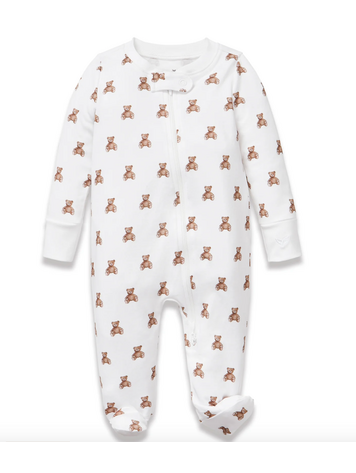 PETITE PLUME Teddy Tales Pima Romper