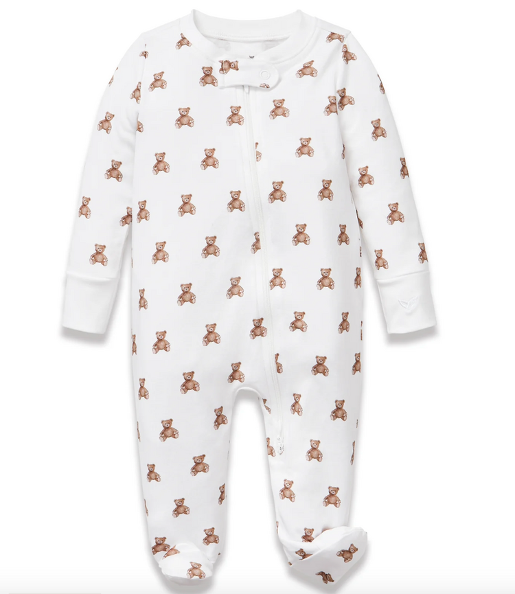 PETITE PLUME Teddy Tales Pima Romper