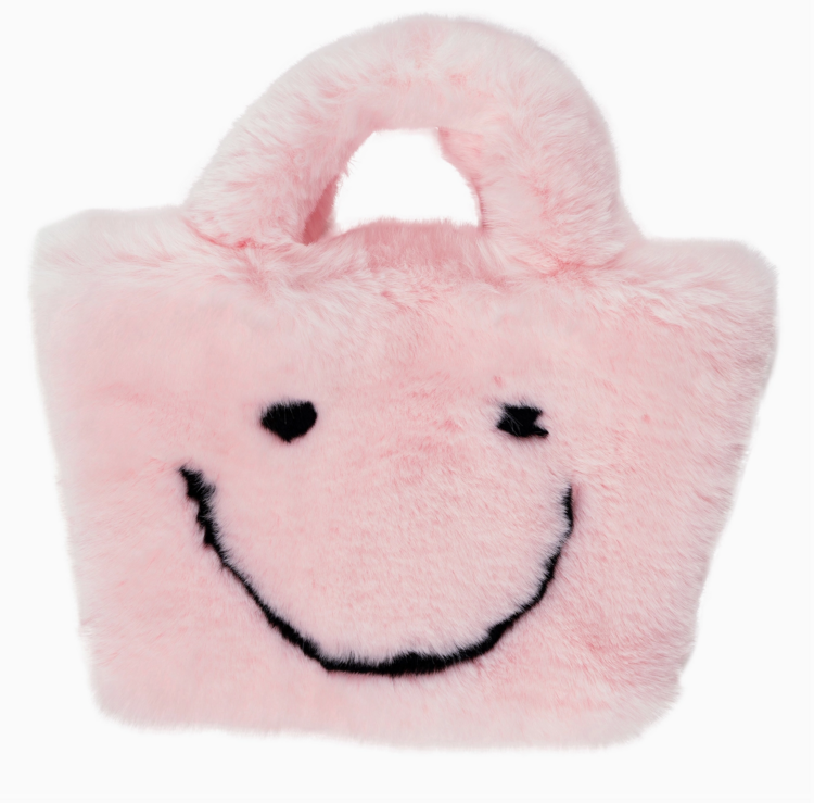 MALIBU SUGAR Happy Face Purse - Pink