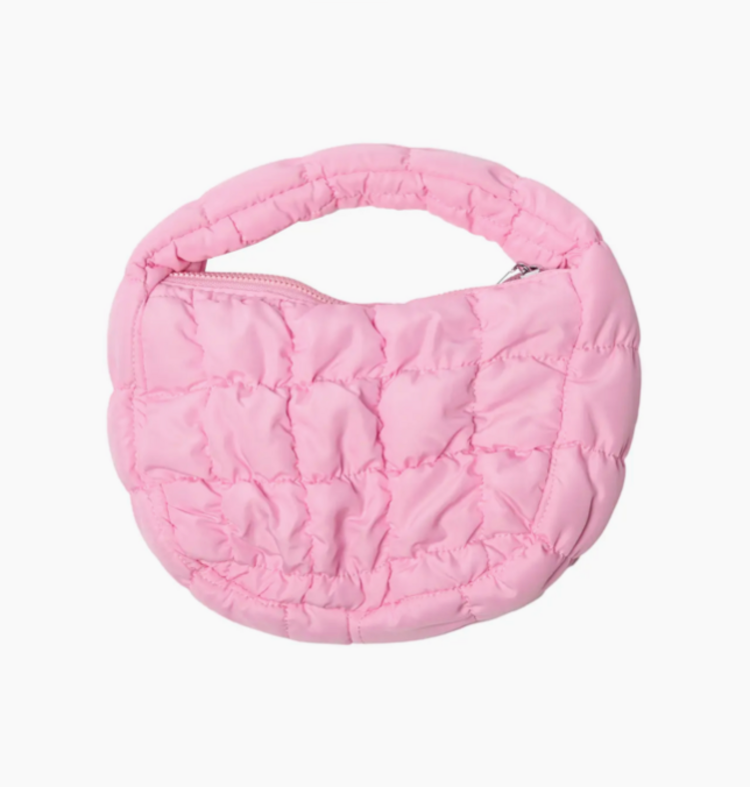 MALIBU SUGAR Mini Quilted Purse - Light Pink