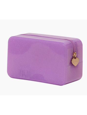 MALIBU SUGAR Jelly Glitter Pouch - Lavender