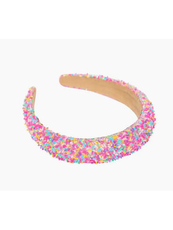 MALIBU SUGAR Sprinkle Headband - Bright Pink