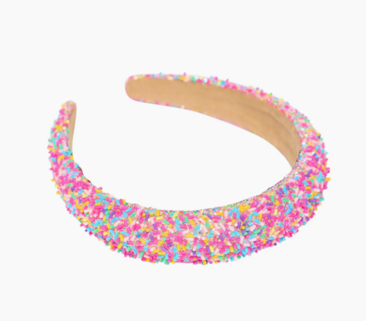 MALIBU SUGAR Sprinkle Headband - Bright Pink