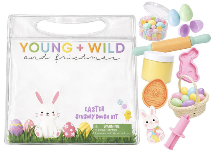 YOUNG + WILD AND FRIEDMAN Spring Sensory Dough Bag