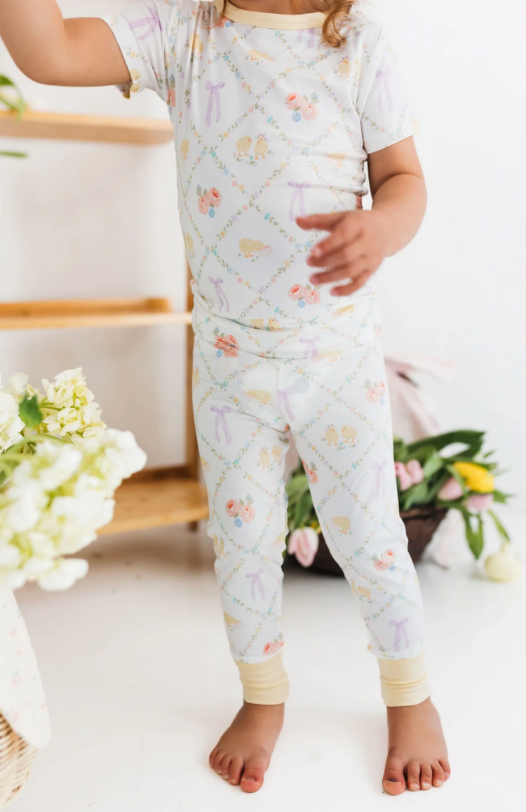 IN MY JAMMERS Peep and Petal Two Piece Set