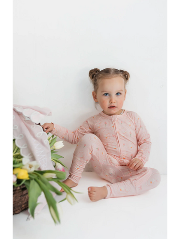 IN MY JAMMERS Little Goose Zipper Romper