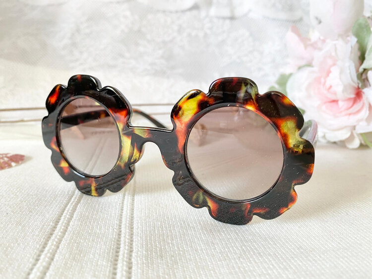 CE CE CO Jelly Leopard Sunglasses