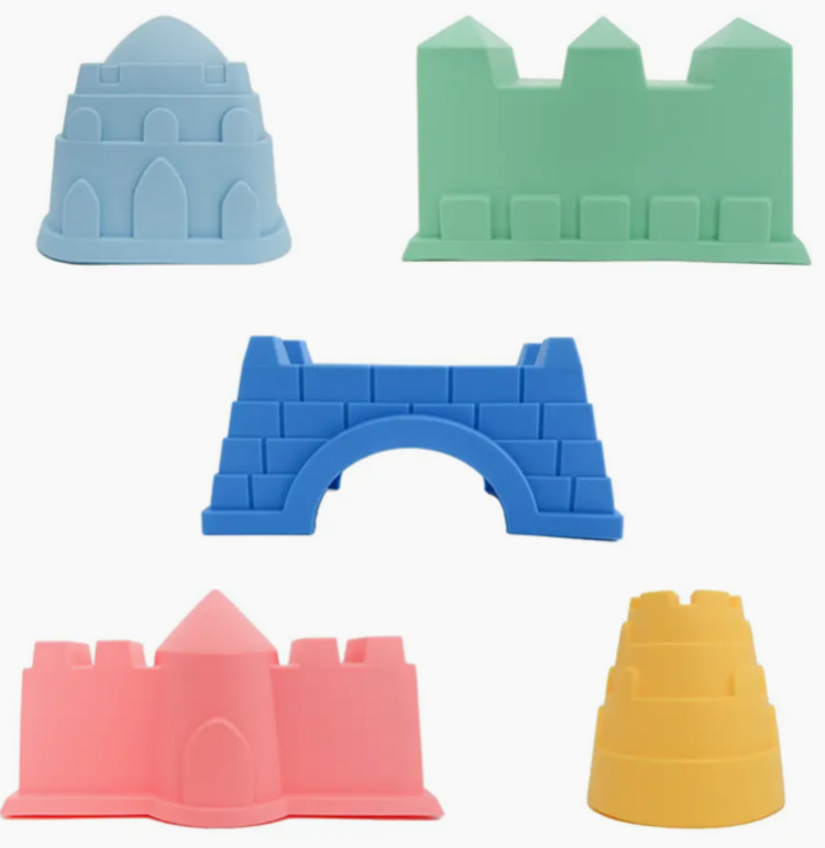 Jollity & Co. + Daydream Society Seaside Blue Silicone Sand Set