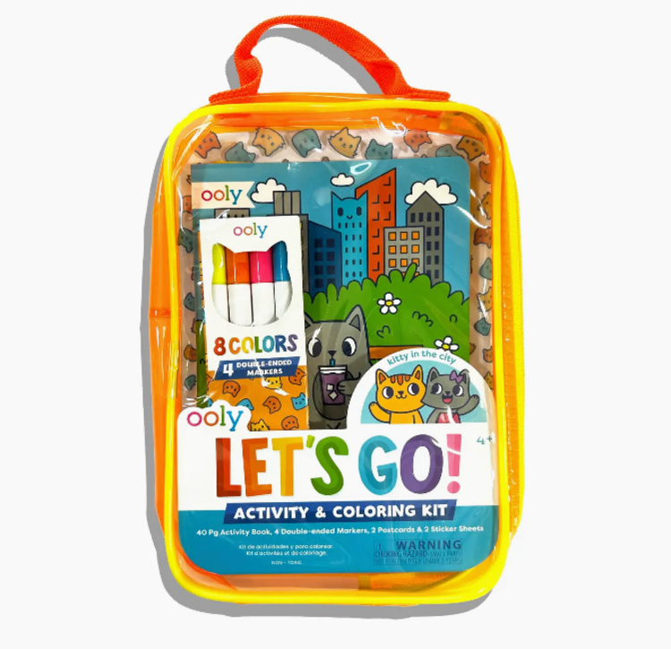 OOLY Let's Go!: Activity & Coloring Kit - Kitty in the City