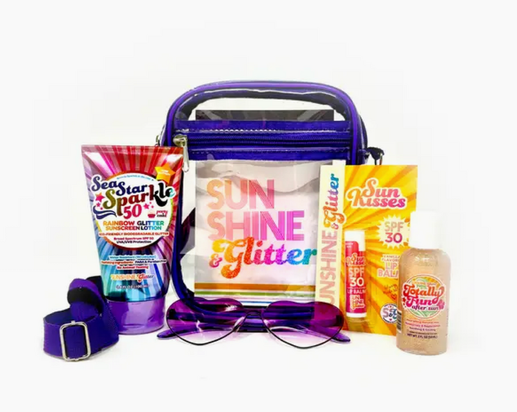 SUNSHINE & GLITTER Glam On the Go Party Cake Spf Gift Set