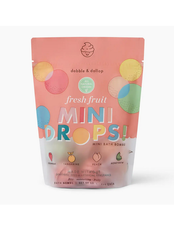 DABBLE & DOLLOP Mini Drops® Bath Bombs - Fresh Fruit