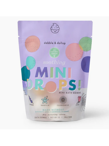 DABBLE & DOLLOP Mini Drops® Bath Bombs - Soothing