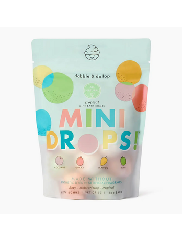 DABBLE & DOLLOP Mini Drops® Bath Bombs - Tropical