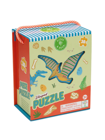 FLOSS AND ROCK Dino Jigsaw - 30 PC