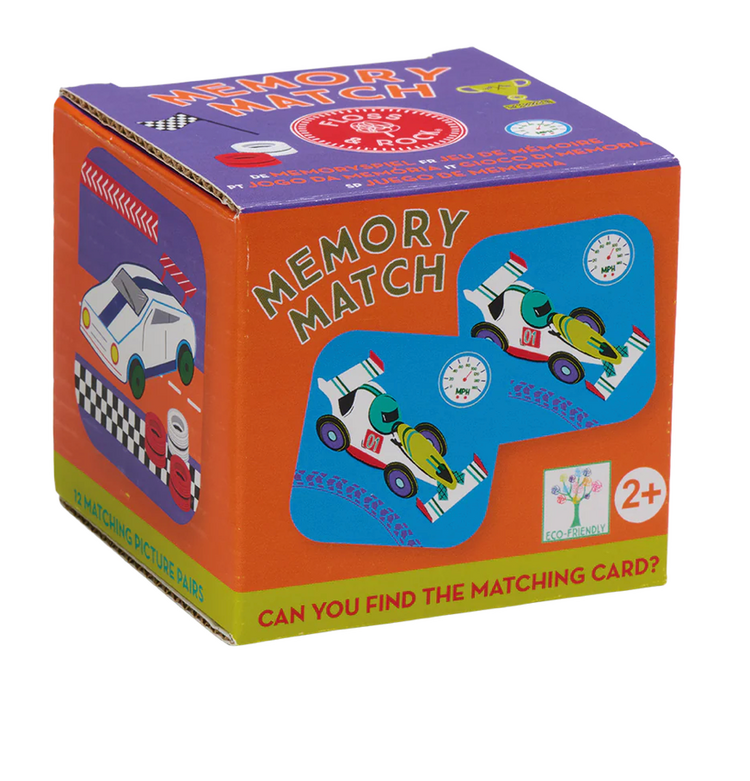 FLOSS AND ROCK Memory Match -  Cars