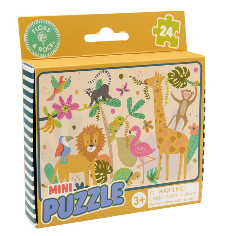 FLOSS AND ROCK Mini Puzzle - Jungle