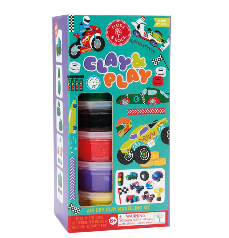 FLOSS AND ROCK Clay in Play - Cars