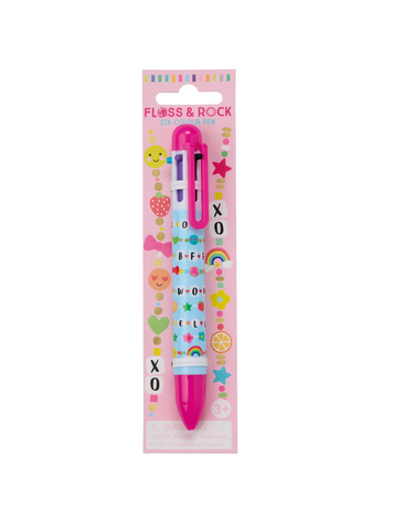 FLOSS AND ROCK Friendship Pen - Six Colors