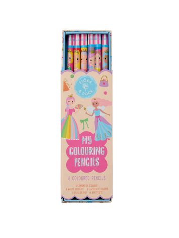 FLOSS AND ROCK Coloring Pencils -  Princess