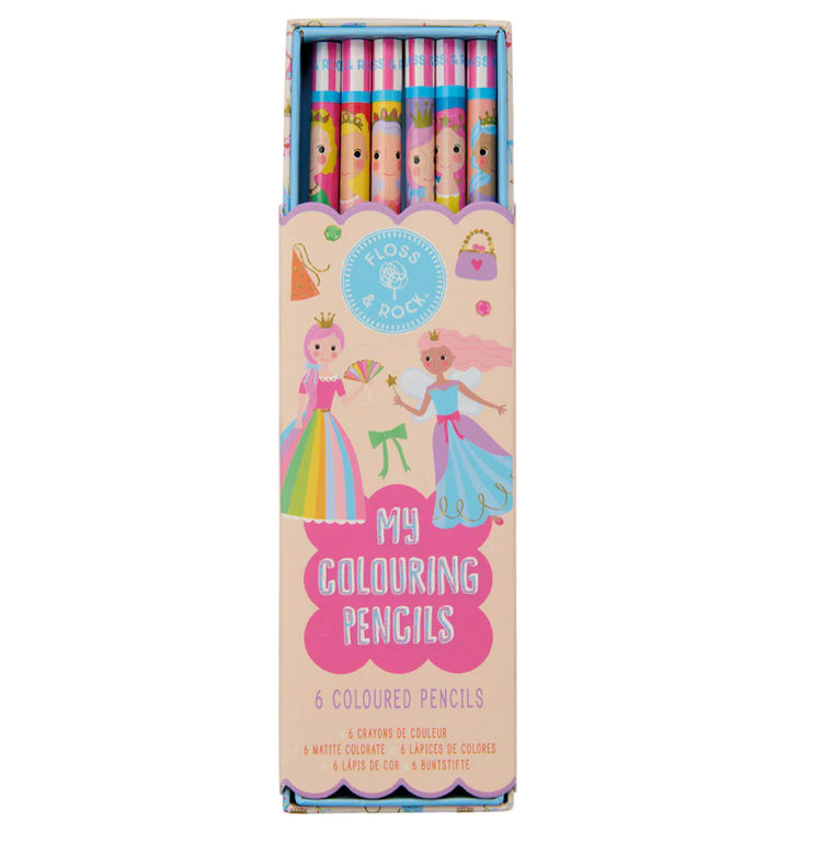 FLOSS AND ROCK Coloring Pencils -  Princess