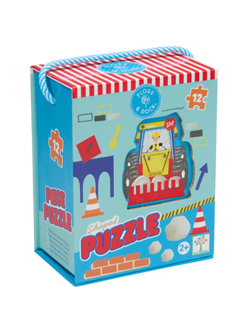 FLOSS AND ROCK Construction Jigsaw - 12 PC
