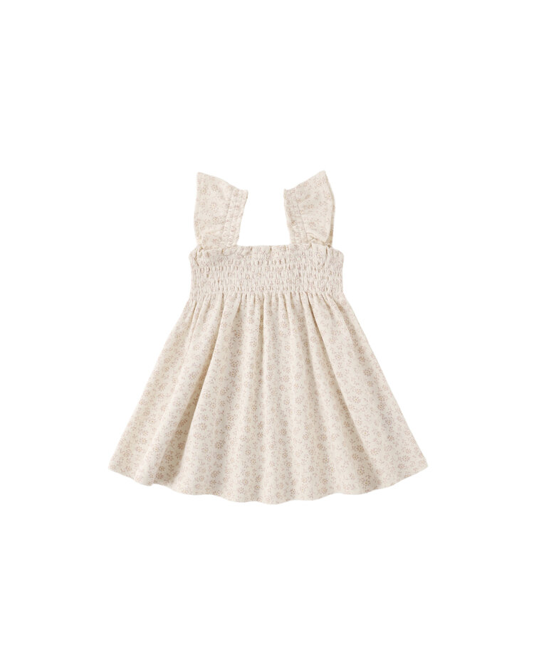 QUINCY MAE Smocked Ditsy Baby Dress