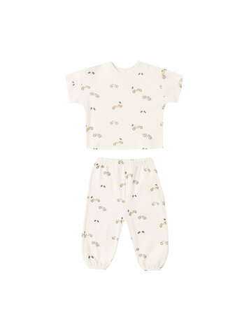 QUINCY MAE Race Car Boy Pant Set