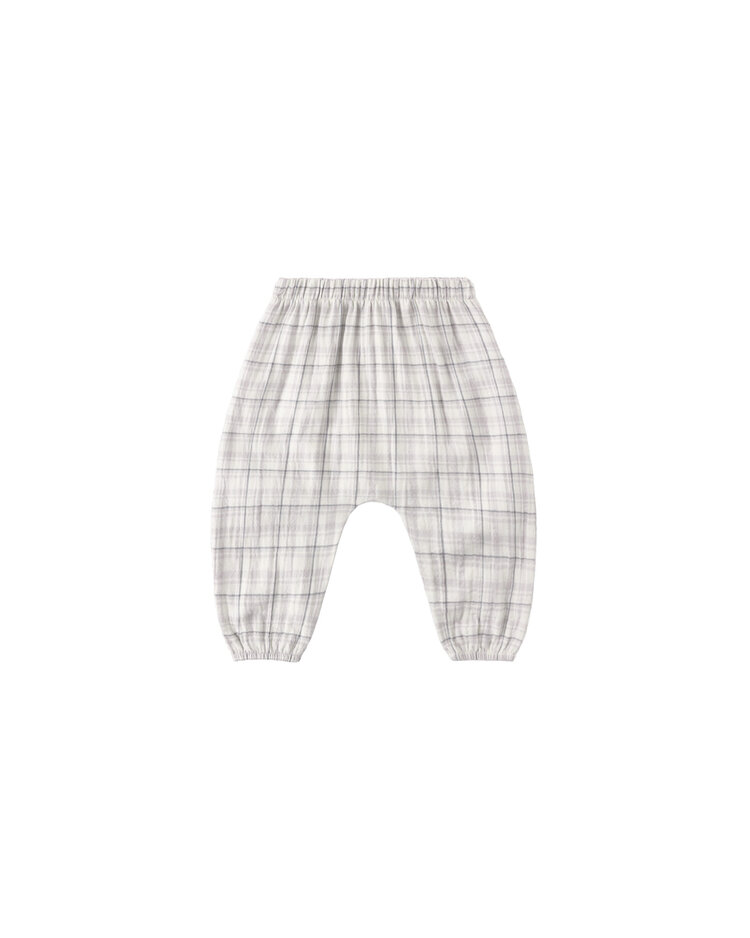 QUINCY MAE Woven Plaid Pant